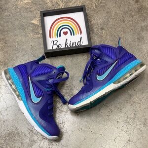 Nike Blue and Teal High-Top Sneakers